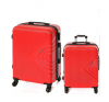 Комплект пластиковых чемоданов из 2-х шт. King of king NEW, цвет Красный. Размер L+S (ручная кладь)