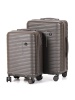Комплект из 2-х чемоданов  Leegi 2в1, цвет Коричневый. Размер L+S (ручная кладь)