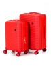 Комплект из 2-х чемоданов  Leegi 2в1, цвет Красный. Размер L+M