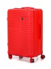 Пластиковый чемодан Leegi, цвет Красный, размер M Съемные колеса