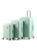 Комплект из 3-х пластиковых чемоданов Leegi 3в1. Цвет Ментоловый. Размер L+M+S (ручная кладь)