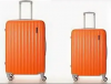 Комплект чемоданов пластиковый King of king, оранжевый, 4 колеса, размер M+S (ручная кладь)