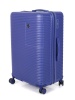Пластиковый чемодан Leegi, цвет Синий, размер M Съемные колеса