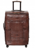 Кожаный чемодан на 4-х колесах Vista , размер M, цвет Коричневый