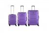 Комплект чемоданов Freedom 3в1. Цвет Фиолетовый. Размер L+ M+S (ручная кладь)