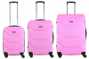 Комплект чемоданов Freedom 3в1. Цвет Розовый. Размер L+ M+S (ручная кладь)